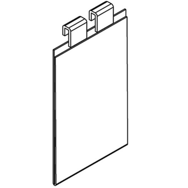 Nine2Five 85 x 11 in Vertical Gridwall Sign Holder NI1591521